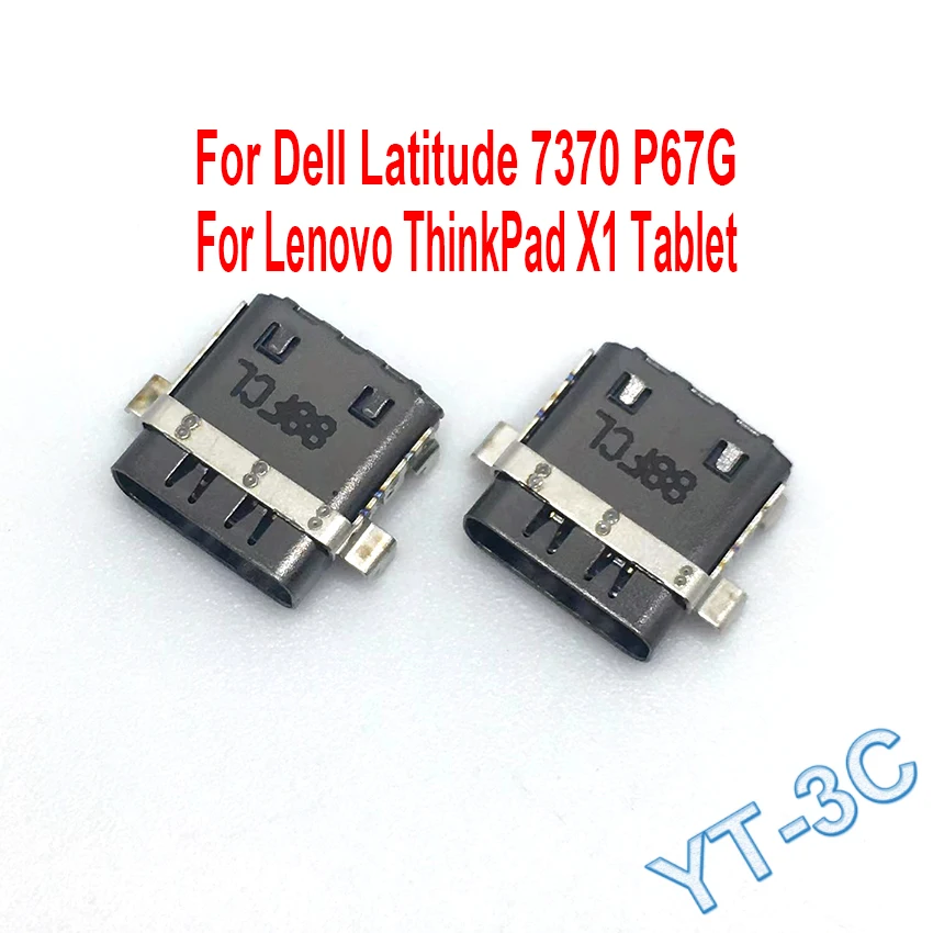 1PCS NEW USB Type C Type-C DC Power Jack Port Charger Connector For Dell Latitude 7370 P67G For Lenovo ThinkPad X1 Tablet