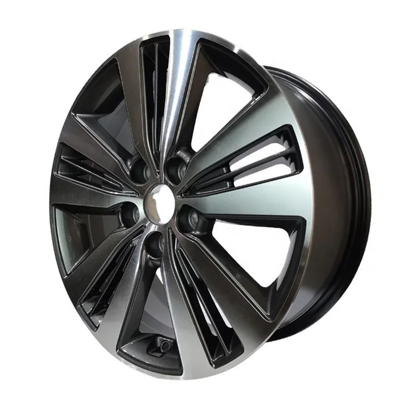 Gray Brush Silver Car Rims 17 Inch 17x 7J 5x114.3 5 Holes Alloy Casting Wheels Wholesale For 2014 2019