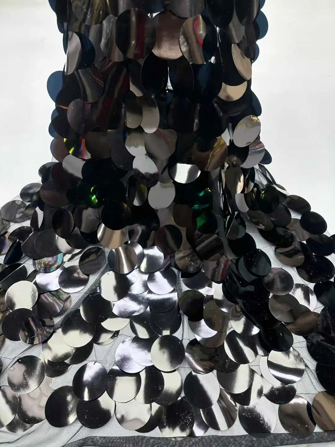 

Beautiful Nigerian Sequins Party Lace African Lace Fabric 2025 High Quality 5Yards African French Tulle Net Lace Wedding