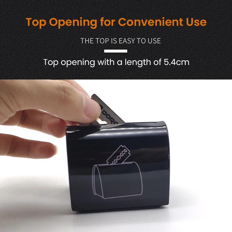 صندوق تخزين إعادة تدوير الشفرة للاستعمال مرة واحدة، صندوق معالجة شفرة النفايات، صندوق إعادة تدوير الشفرة، ملحقات محل الحلاقة #3