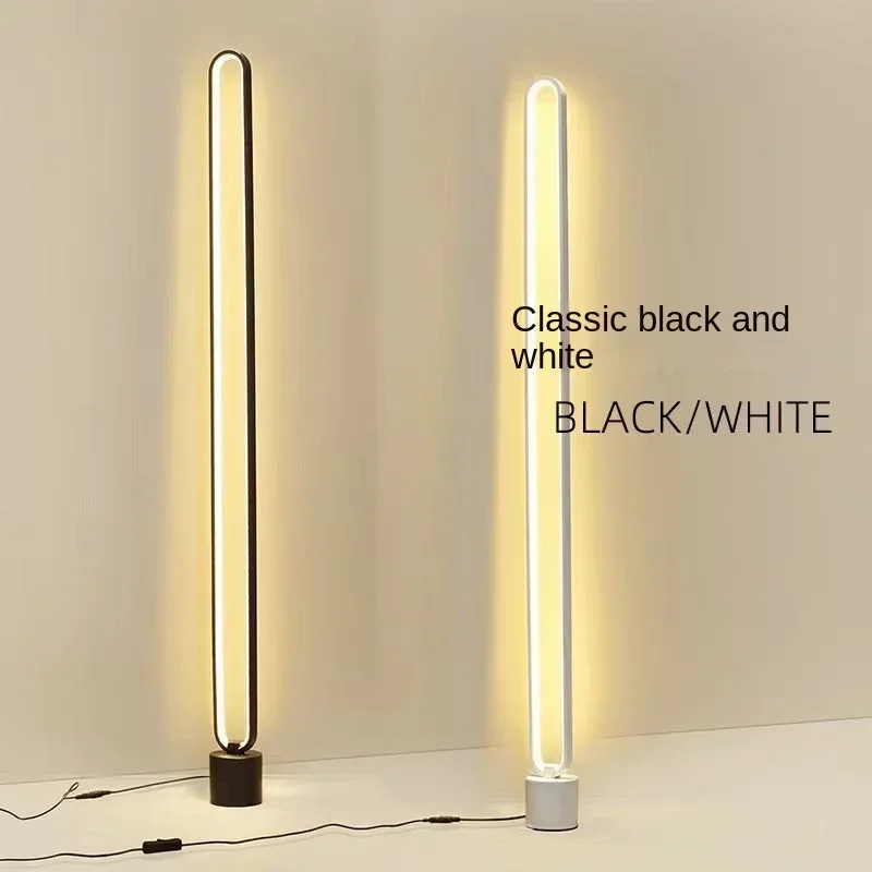 

RGB Minimalist Floor Lamp, Living Room, Bedroom, Study, Bedside Lamp, Eye Protection LED Remote Control Dimming Ambient Light