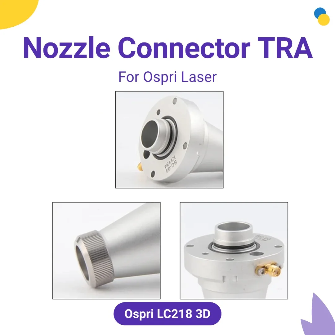 Ospri الألياف الليزر المعادن قطع رئيس فوهة الليزر الاستشعار موصل فوهة اتصال أجزاء LC218 ثلاثية الأبعاد H82