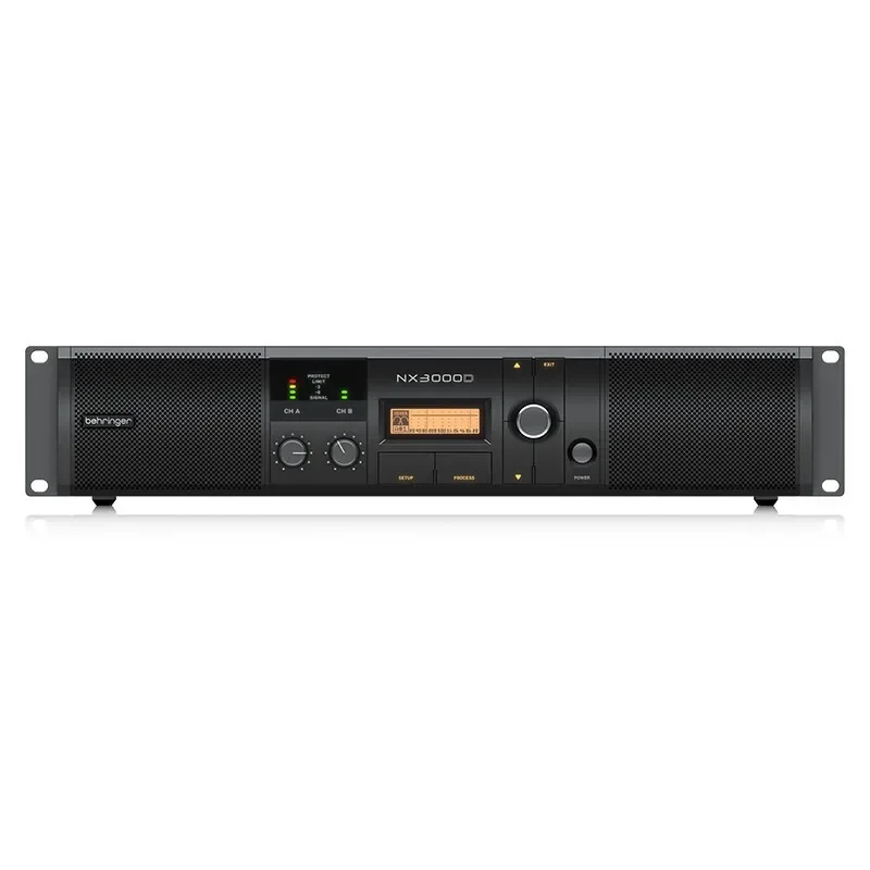 Behringers NX3000D Class D Speaker Power Amplifier With DSP Control Speaker Impedance Compensation Amplifier