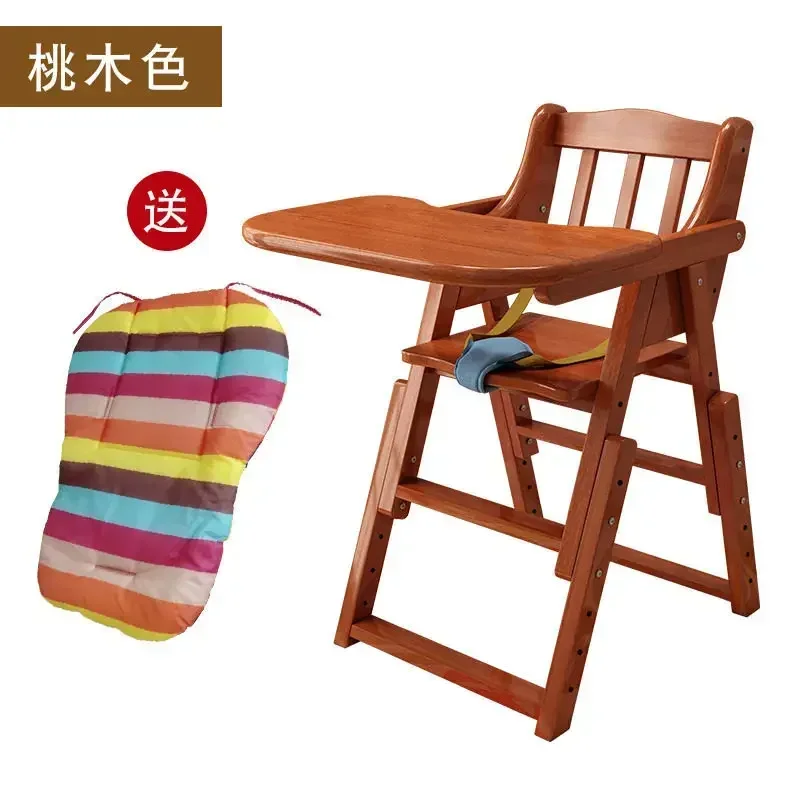 

NEW Baby Dining Chair Children's Dining Tables and Chairs Portable Foldable Multifunctional Solid Wood Baby Armchair