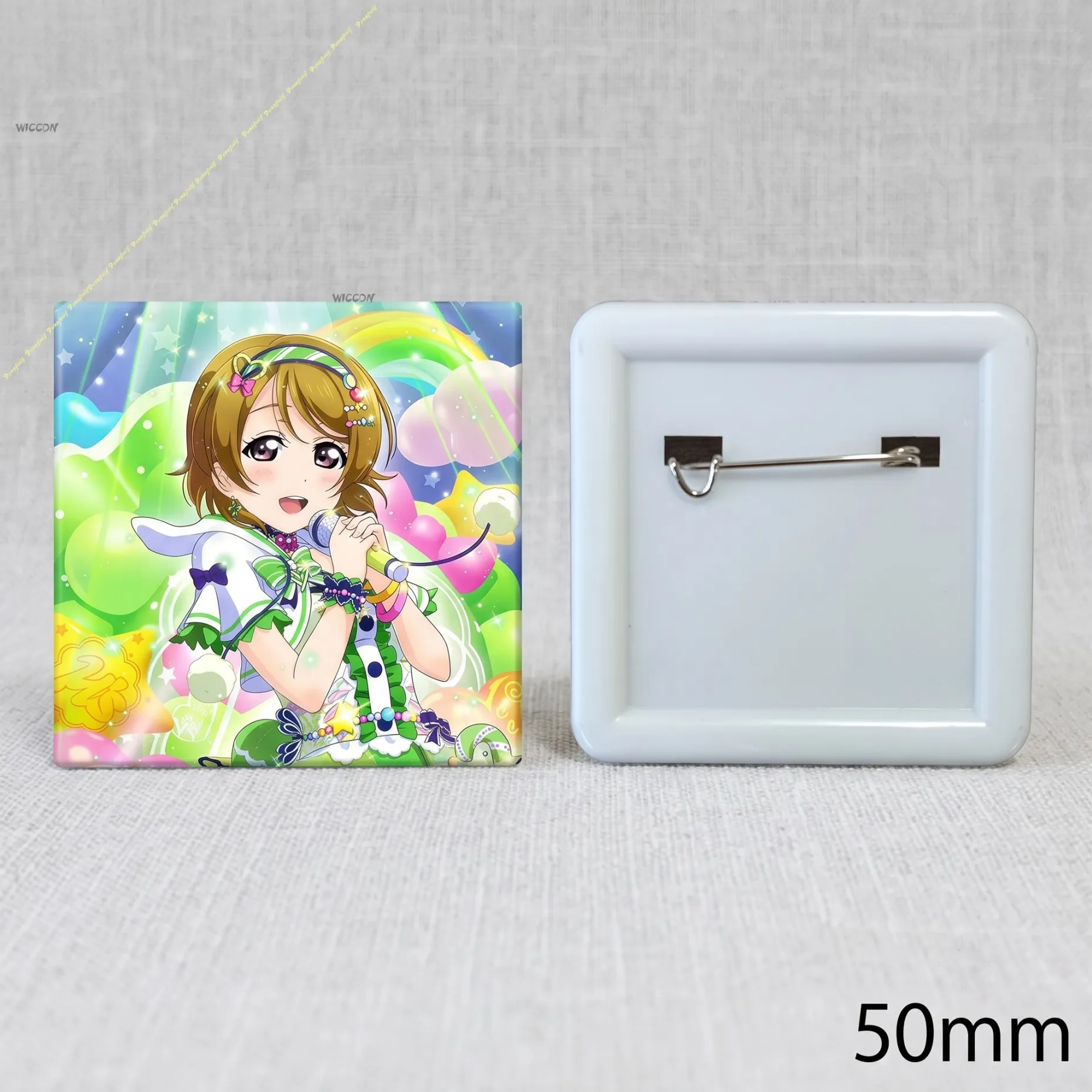 Love Live! Hanayo Koizumi Anime Pin Badge, μ's School Idol Project Hanayo Collectible Koizumi Brooch Love Live!  Hanayo Koizumi