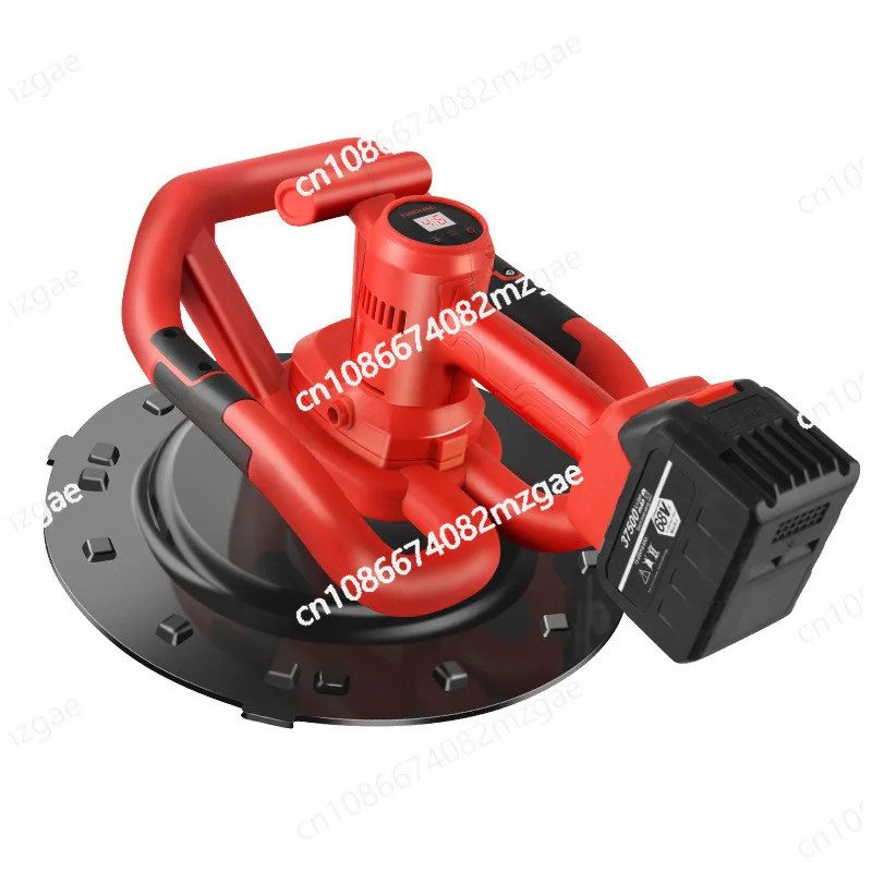 Digital display lithium battery light collector plastering artifact cement mortar inner wall electric concrete floor polisher