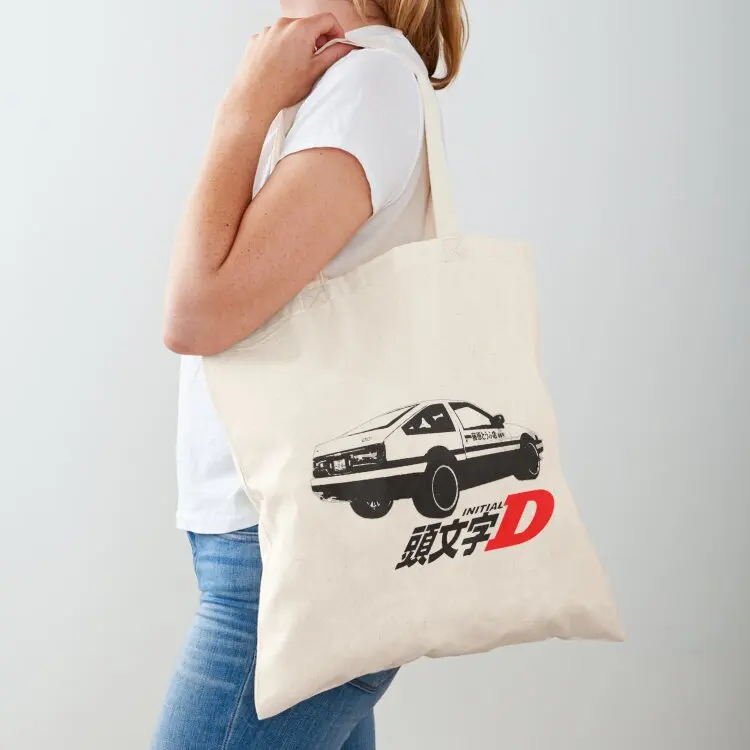 initialD logo Tote Bag tote bags aesthetic Customizable tote bag handbag Gift bag