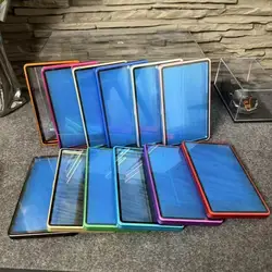 Multicolor Aluminum Alloy Graded Card Protect Cases For PSA CGC BGS Graded Cards, Scratch Resistant Trading Card Holder