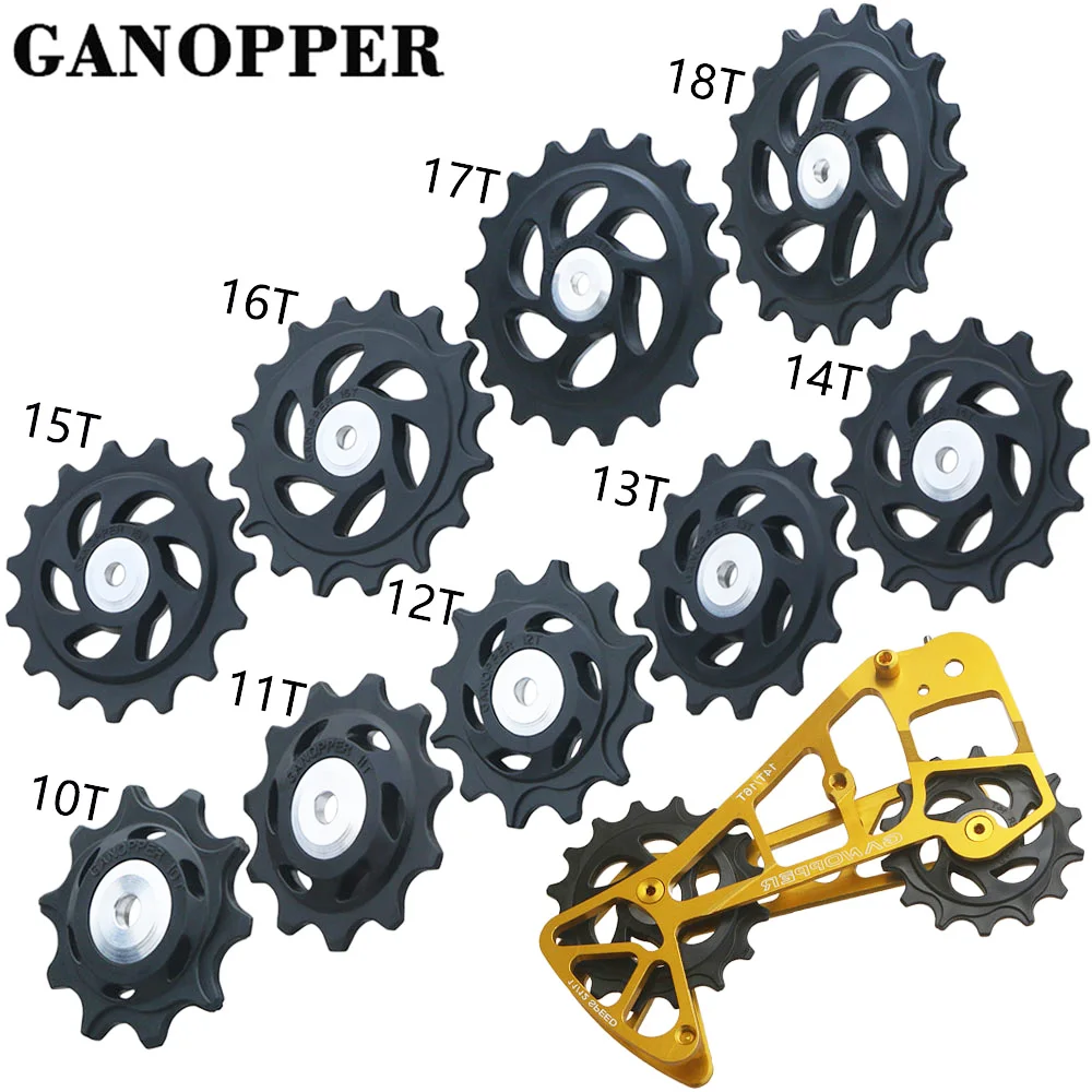 10T 11T 12T 13T 14T 15T 16T 17T 18T  Bearing Bicycle Rear Jockey Wheel MTB Bike Rear Derailleur Pulley Roller for Shimano Sram