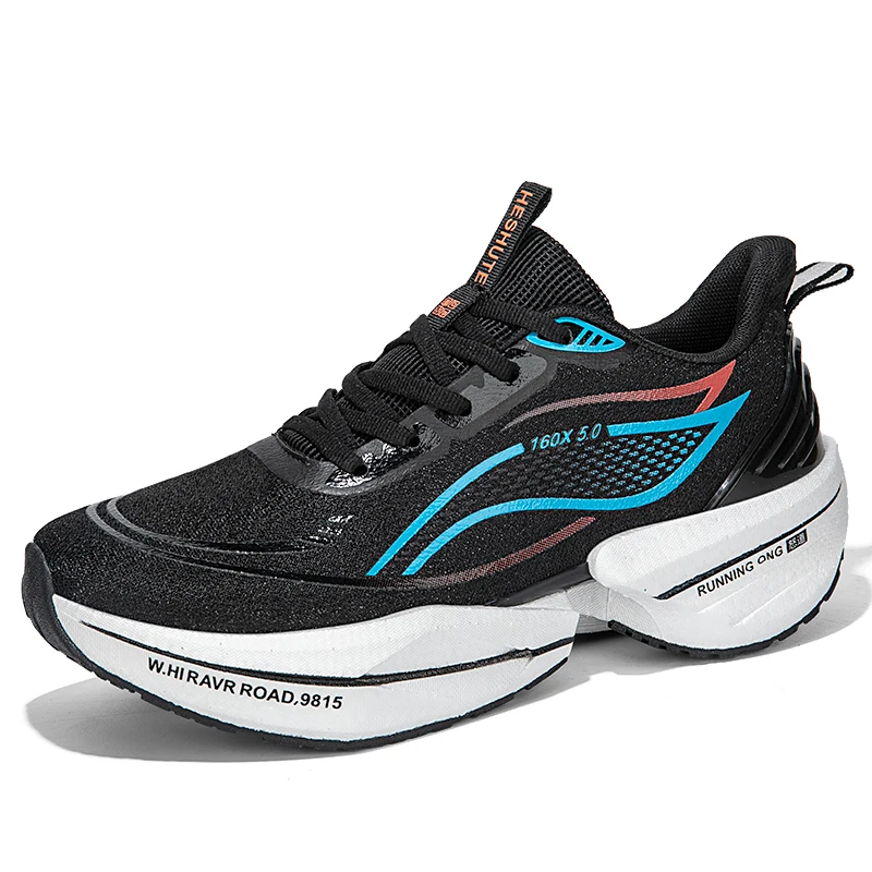 Racing carbon plate running shoes are comfortable and breathable. Popcorn sneakers are fashionable unisex training running shoes