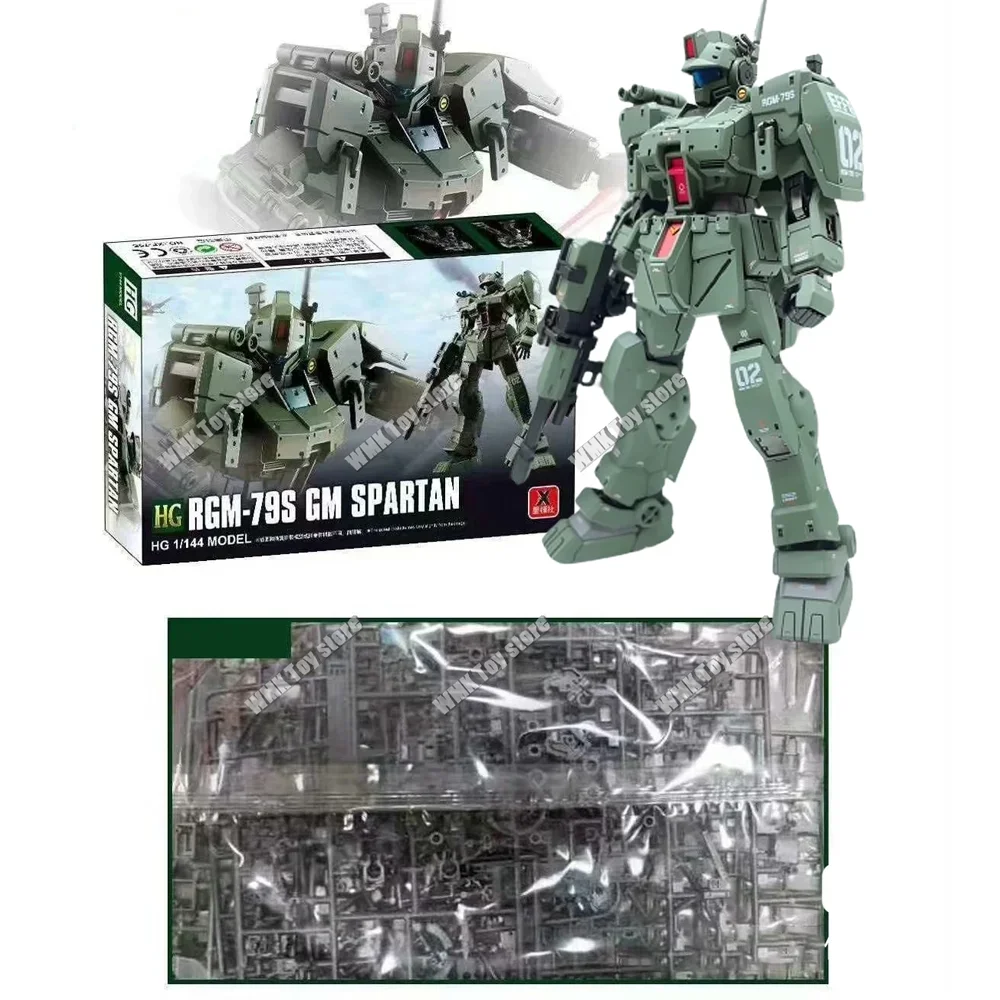 

Hg 1/144 Model RGM-79S GM Spartan Action Figure Assembly Model Movable Joints Collectible Robot Kits Models Kids Toys Gift