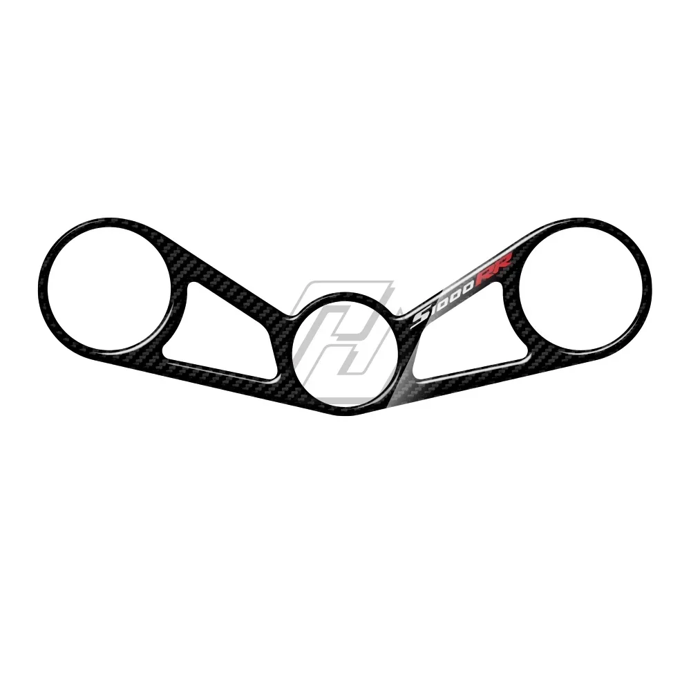 Für BMW S1000RR und HP4 2012–2014 3D Carbon-Look Upper Triple Yoke Defender