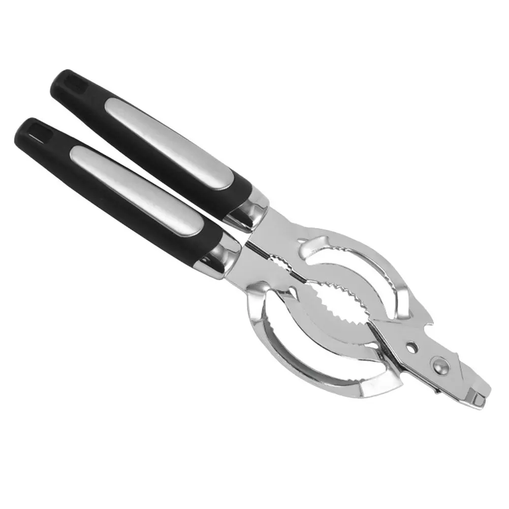 

Jar Lid Opener Stainless Steel Manual Can Opener Portable Kitchen Tool for Beer Bottles Glass Jars Household Travel Use