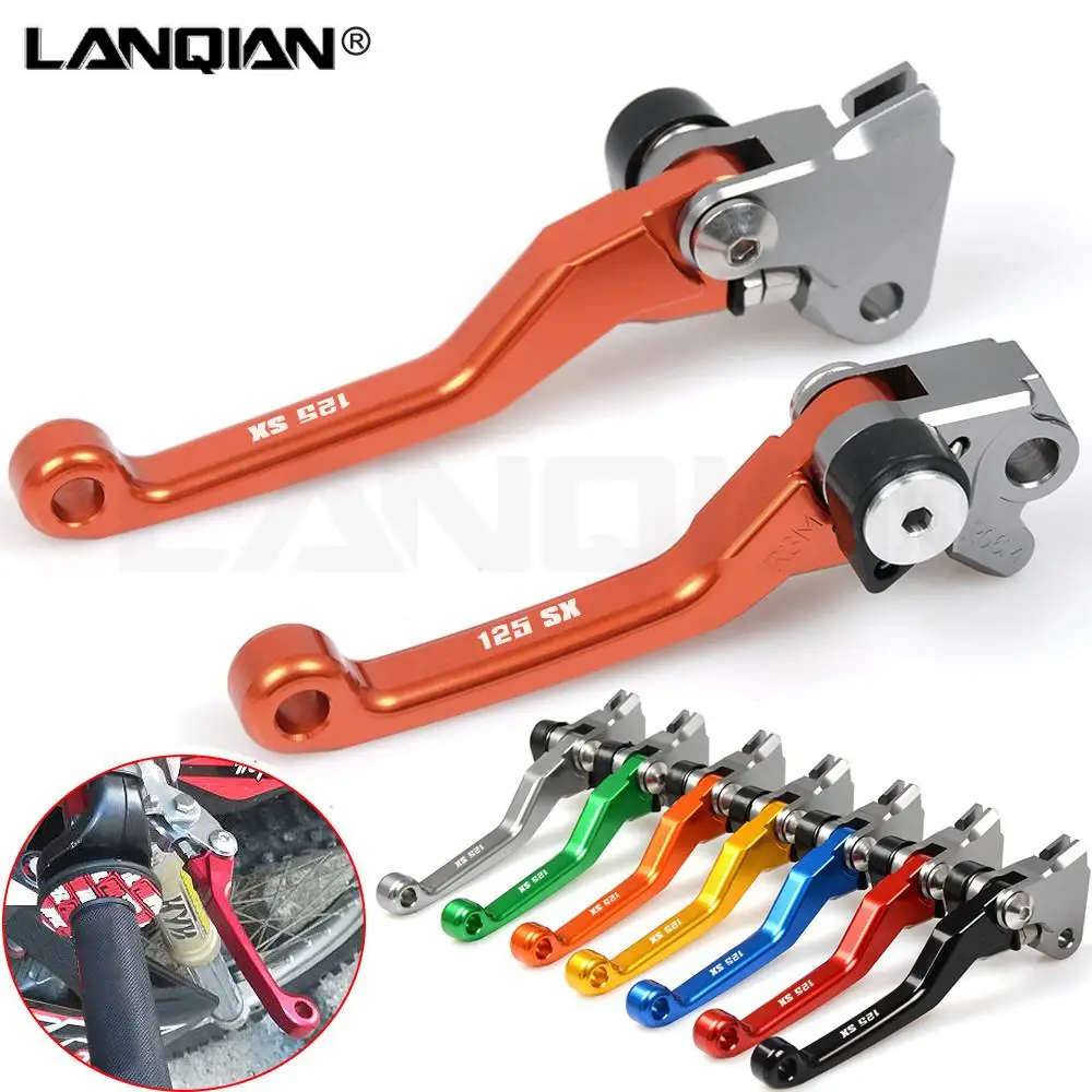 

CNC For 125 SX 2009 2010 2011 2012 2013 Motorcycle Brake Clutch Levers Orange Dirt bike Pivot Lever 125SX Handle Levers