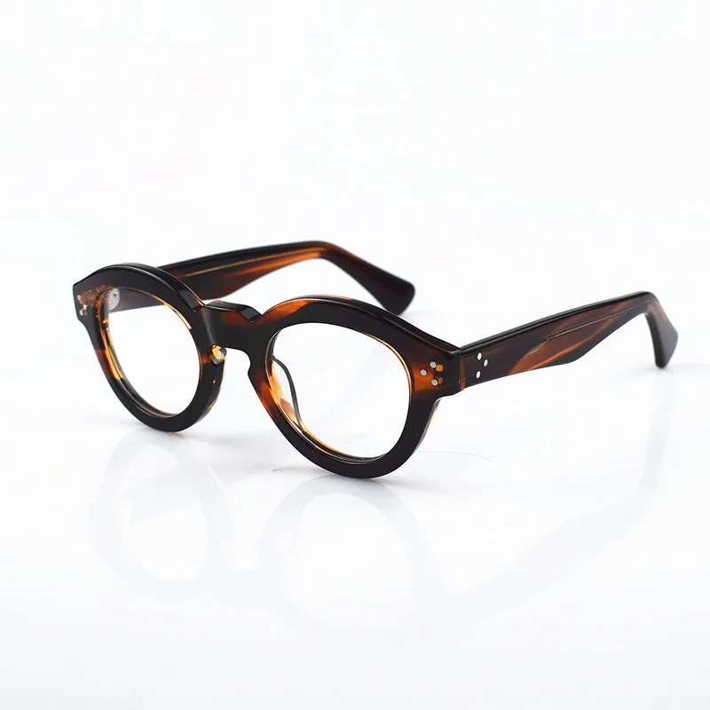 

BETSION Retro Acetate Eyeglasses Reading glasses Oval Eyeglass Frames Fashion Full Rim Acetate Miopia Prescription Eyewear