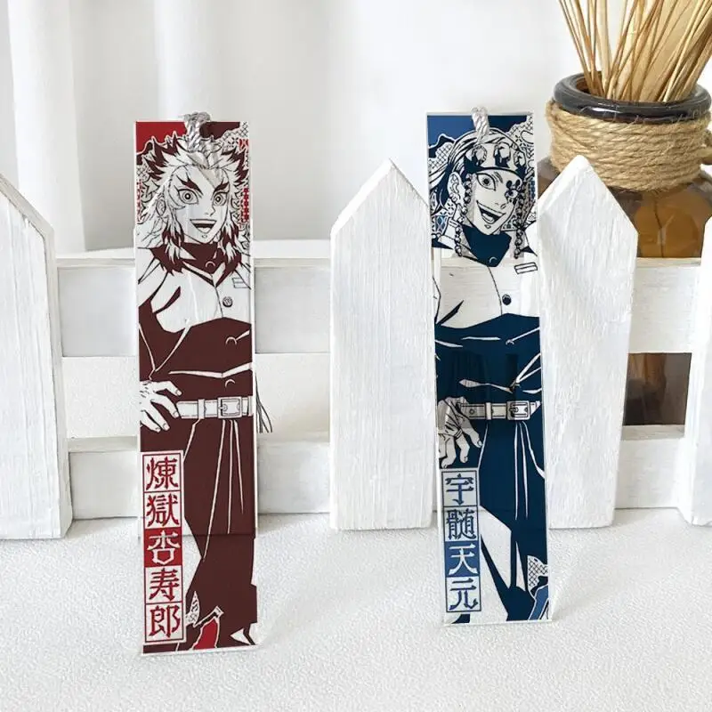 

Demon Slayer Anime Cartoon Bookmark Crystal Giyu Tomioka Goods Collection Postcard Handbook Study Stationery Exquisite Girl Gift