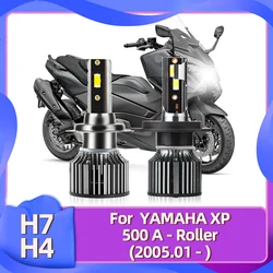 Motorcycle LED 12V Bulb H7 H4 For YAMAHA XP 500 A - Roller 2005 2006 2007 2008 2009 2010 2011 2012 2013 2014 2015 2016 2017 2018