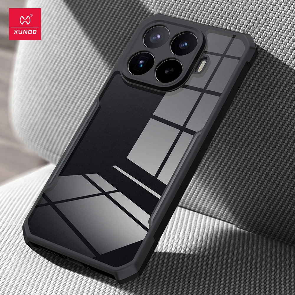 Xundd Phone Case For Xiaomi 17T Pro/17T Airbag Shockproof Back Transparent Cover with Camera Protection,PC+TPU Hybrid Shell
