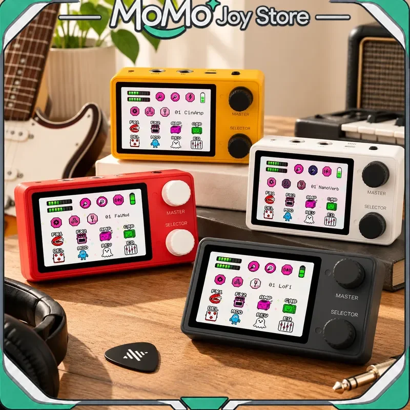 Hot Livtra Nanocore Mini Guitar Multi-Effects Processor, New Color Matching, Pocket Audio Interface For Guitar Recording