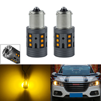 BAU15s PY21W 581 15 SMD 3838 LED Bulb Turn Signal Indicator Light Amber No Error