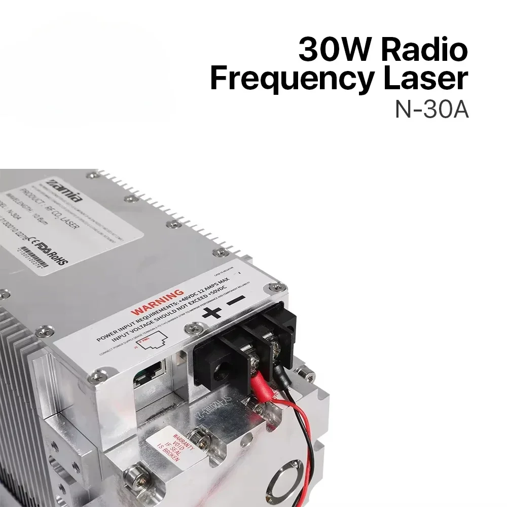 10600nm 30W Laser de radiofrequência SPT Co2 RF Fonte de laser N-30A 10.6um para máquina de marcação e gravação a laser Co2