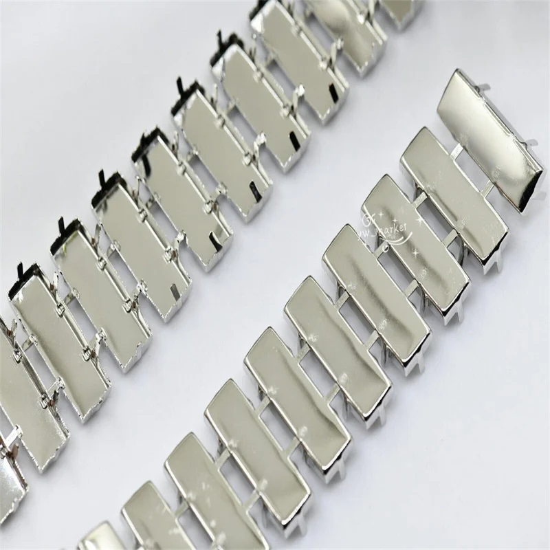 10x30 rectangle white k strong empty cup chain silver   Jewellery Soldering