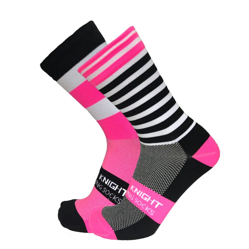 Dot Socks New Top Quality Cycling Stripe Professional Brand Sport Breathable Bicycle Sock Outdoor Racing Running Socks