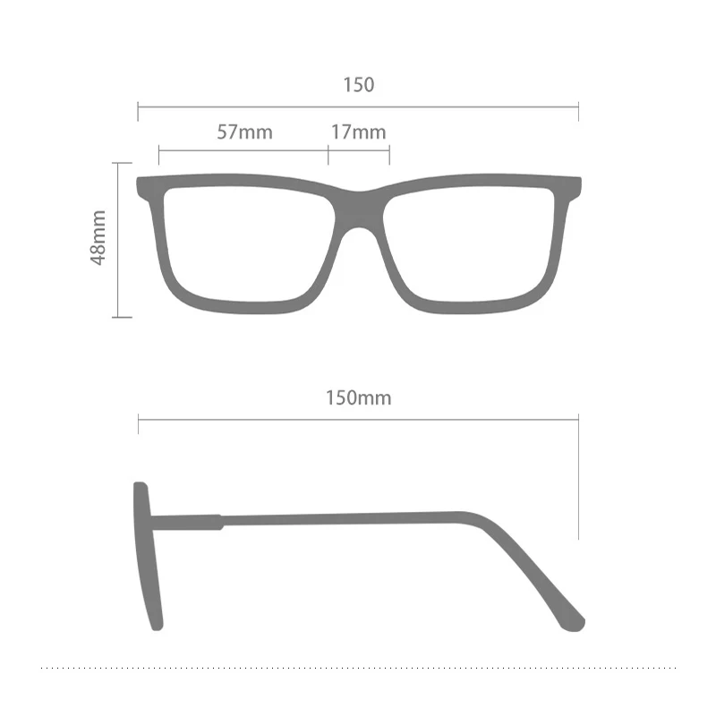 USD Brand Reproduction Pure Titanium Double Bridge Glasses Frame Oversize 150mm Men Big Face Eyeglasses Fashion Luxury Eyewear view 5