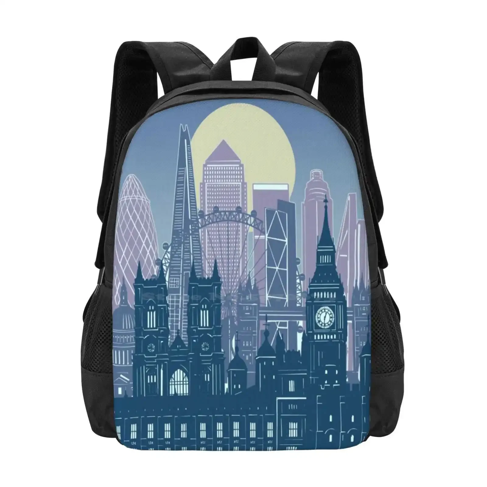 Londres Skyline Offre Spéciale Cartable Sac À Dos Sacs De Mode Londres Angleterre Londres Skyline Londres Ville Skyline Londres paysage urbain
