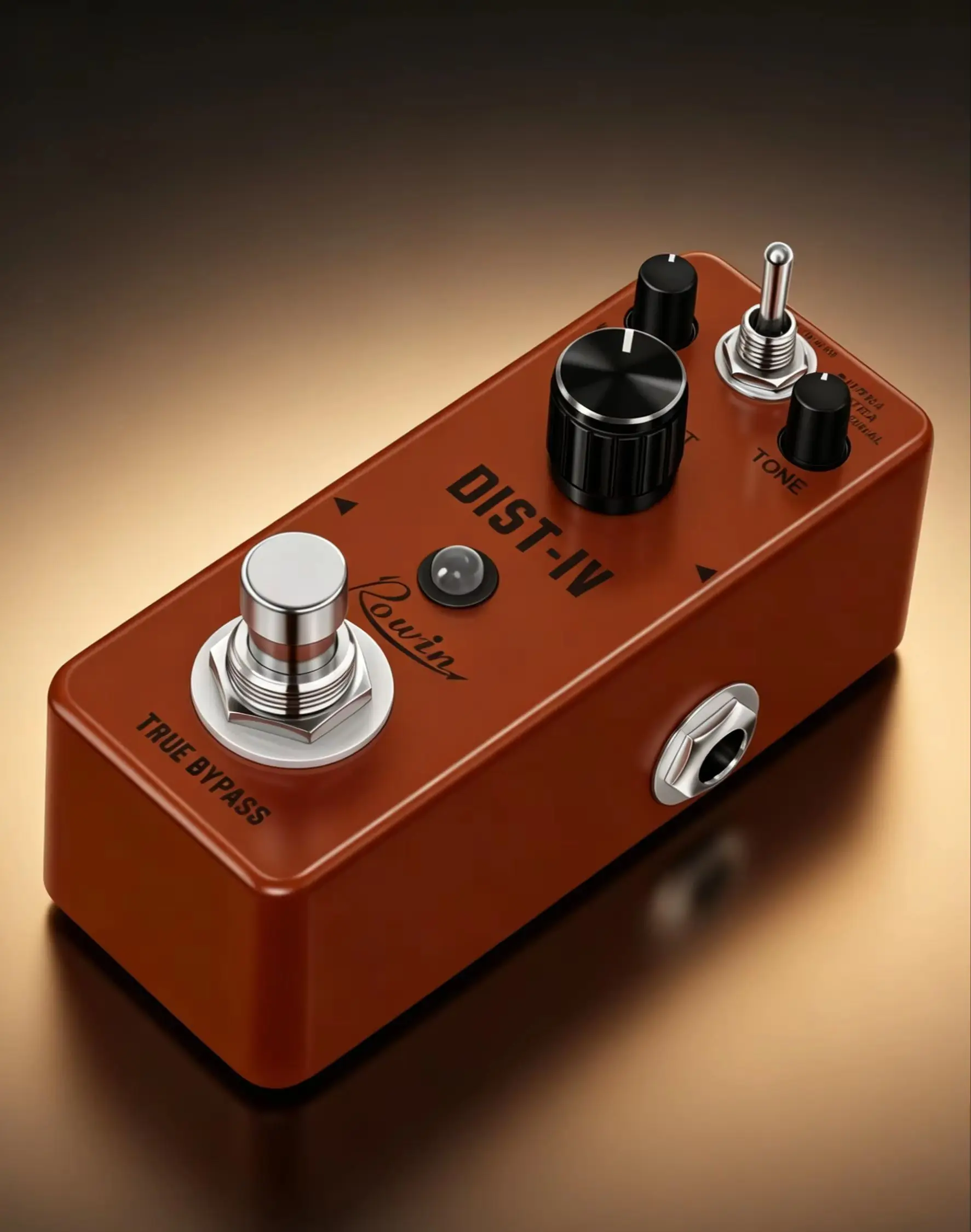 Rowin LEF-301D DIST-IV DS-1 Clone Distortion Pedal 3 Mode True Bypass Mini Metal Guitar High Gain Effect