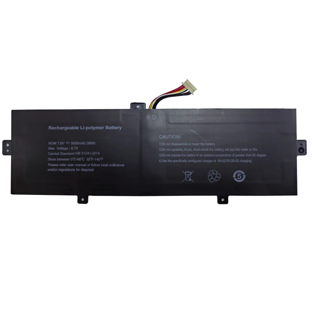 

Laptop Battery For GEO For GEOBOOK 140 7.6V 5000mAh 38Wh 10PIN 9Lines New