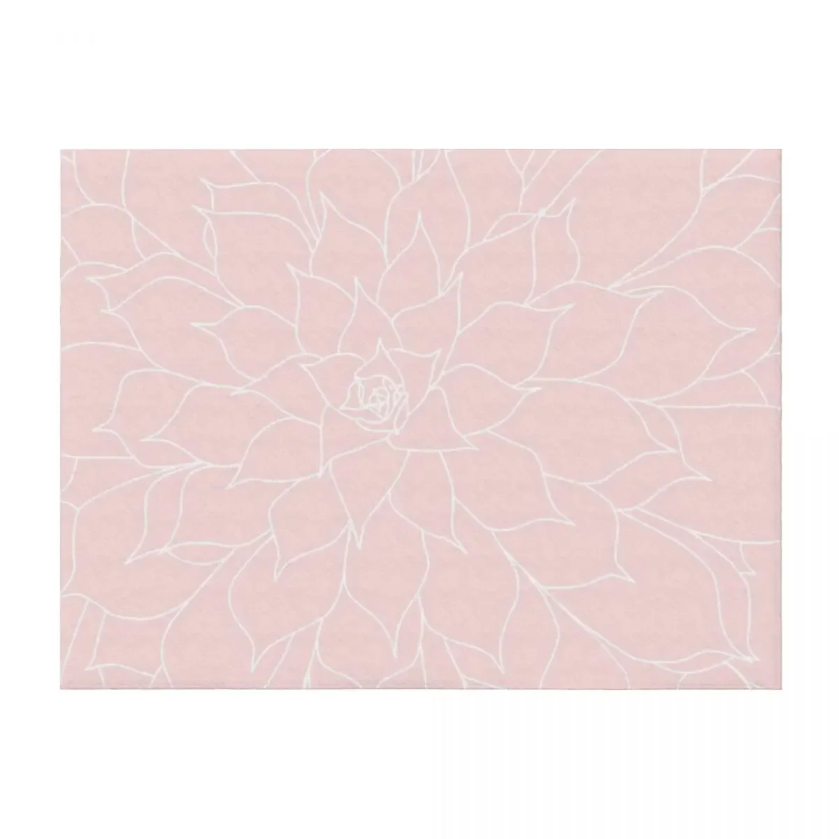 

Rose Quartz Succulent Throw Blanket cosplay anime For Sofa Thin Sofas Furry Blankets