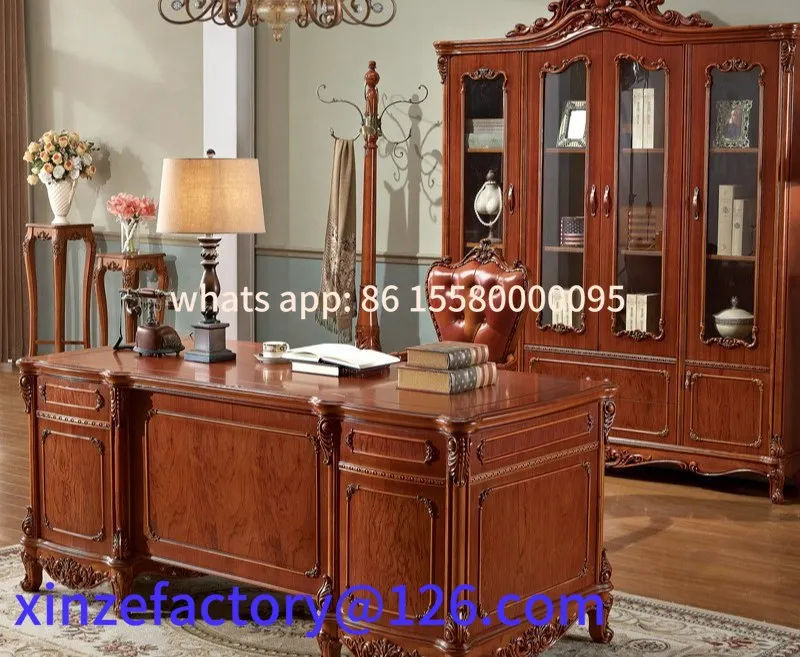 

Customizable European office solid wood desk computer American style