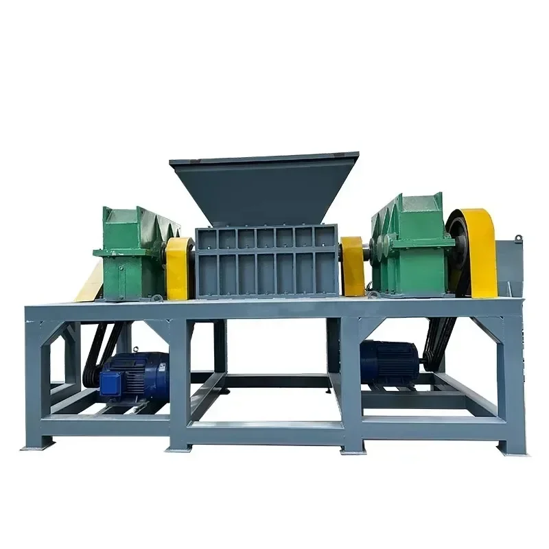 Hot Selling Tire Shredder Square Round Grass Hay Bale Crusher Electric Alfalfa Straw Bales Plastic Shredder Machine for Sale