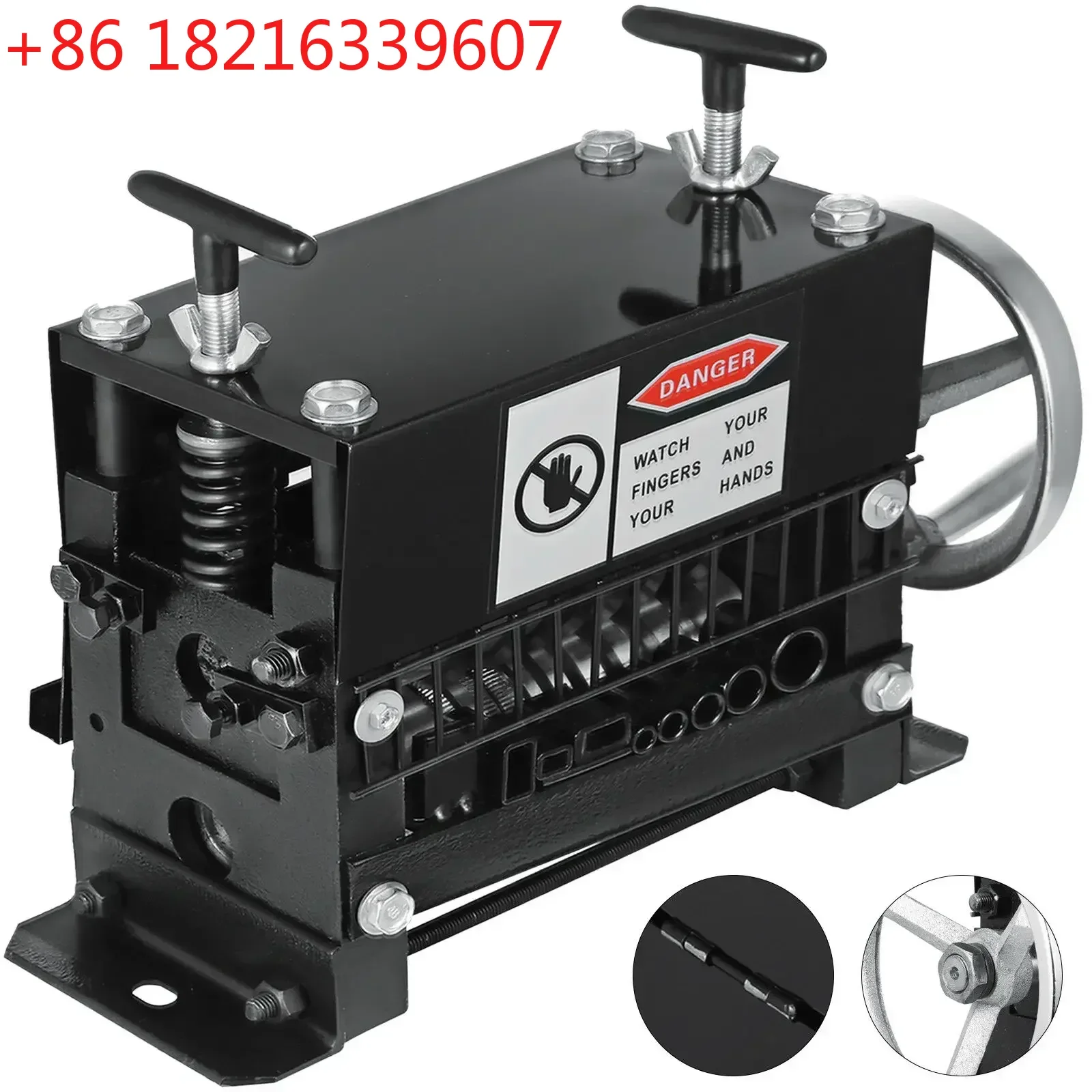 Manual Wire Stripping Machine Hand Cranked Wire Stripper 1-20mm 1.5-38mm 1-40mm for Stripping Cable Scrap Copper Recycle