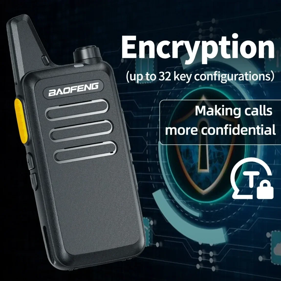 2PCS Baofeng BF-T20D GMSK Digital  Walkie Talkie Noice Reduction  Encrypted Call 2s Copy Frequency VOX BF-888S UV-5R  Ham Radio