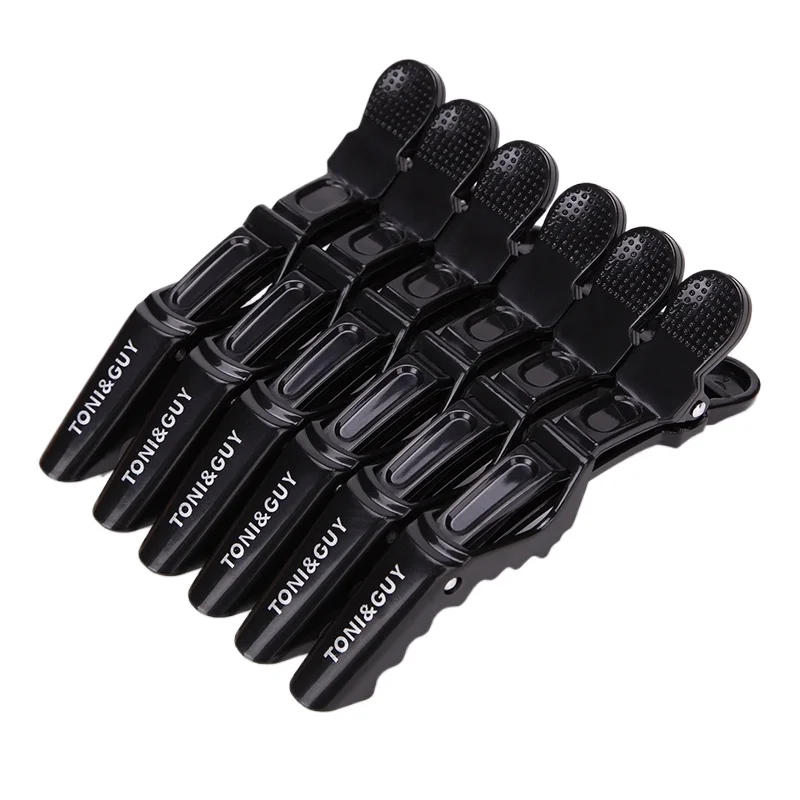 6Pcs Plastic Alligator Hair Clip, Hairdressing Clamps, Hair Claw, Professional Barber, Salon Styling Hairpins, Hair Accessories