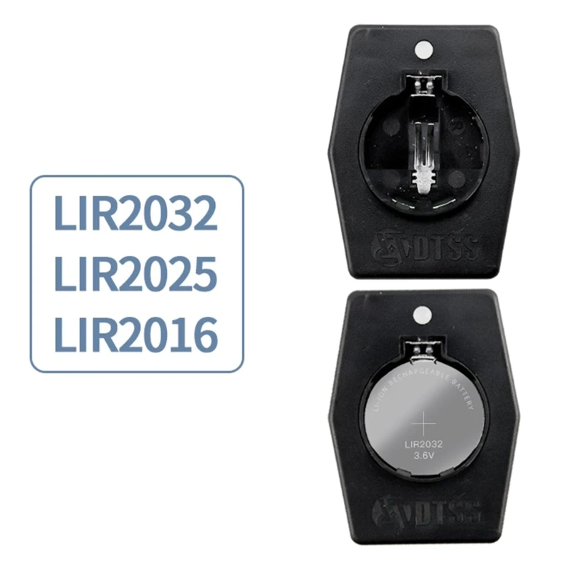 Portable Button Batteries Set with Rechargeable LIR2032 LIR2025 LIR2016 Batteries Reusable Power Solution