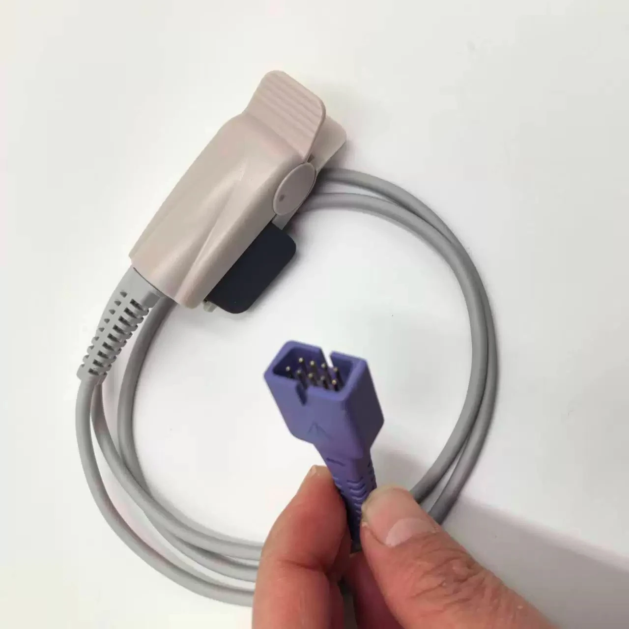 NEW   Suitable for Finger Pulse Oxygen Cable 9-pin Encrypted DS100A Adult Finger Clip Blood Oxygen Probe Cable