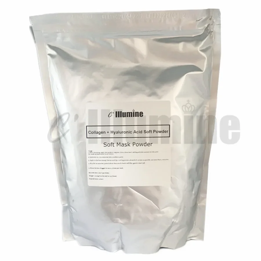 Collagen + Hyaluronic Acid Soft Powder Face Mask Scars Acne Control Peel Off Facial Treatment 800g