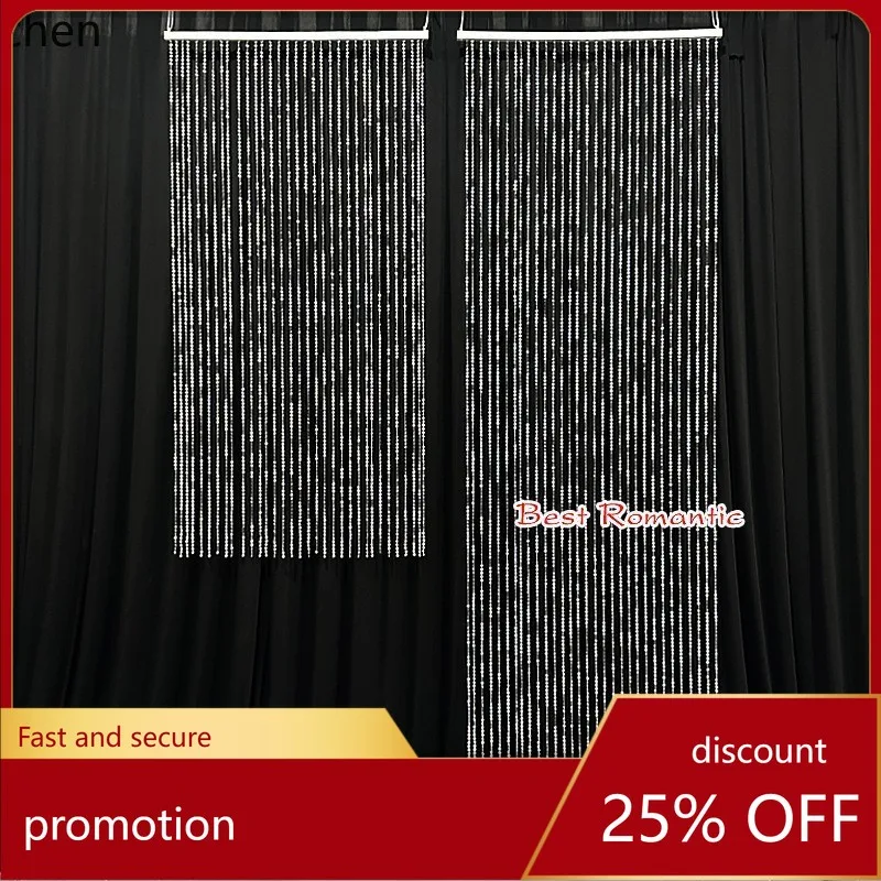 YFY Wedding Festival   Cotton Thread Bead   Round Bead Chain Hotel Home Door Window  Hanging