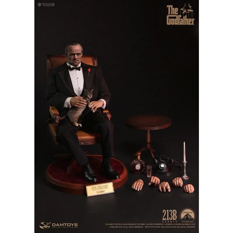 DAMTOYS Movie The Godfather 1/6 Vito Corleone Action Figure Anime Model Toys Hobby Soldier