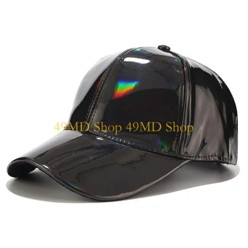 49MD Baseball Cap Adjustable Size Outdoor Sports Unisex Rainbow Dad Hat