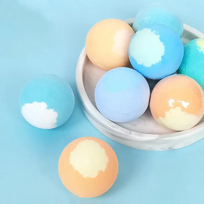 Kulki solne Bathbomb Naturalne pachnące kulki do kąpieli Spa Nawilżająca kulka do kąpieli z solą Naturalnie pachnąca skóra Spa Nawilżająca sucha skóra