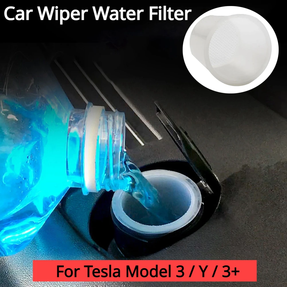 

Wiper Water Filter Net For Tesla Model 3+ Front Hood Filter Wiper Tank Filling Port Funnel Net ModelY 2024 New Model3 Highland