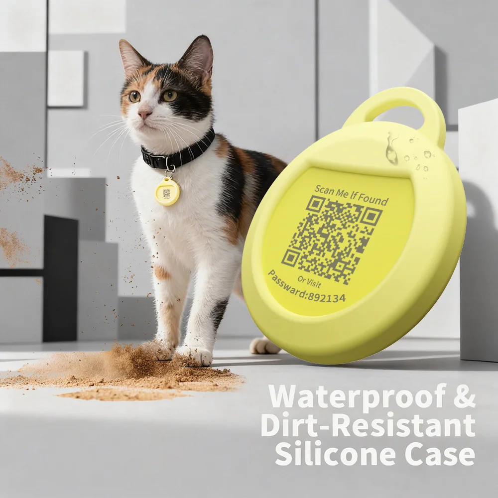 ชุดติดตาม GPS พร้อมระบบ QR Code ป้องกันการกระแทก  สำหรับอุปกรณ์ระบุตำแหน่งอัจฉริยะที่บ้าน รองรับ Google Pixel และ Android