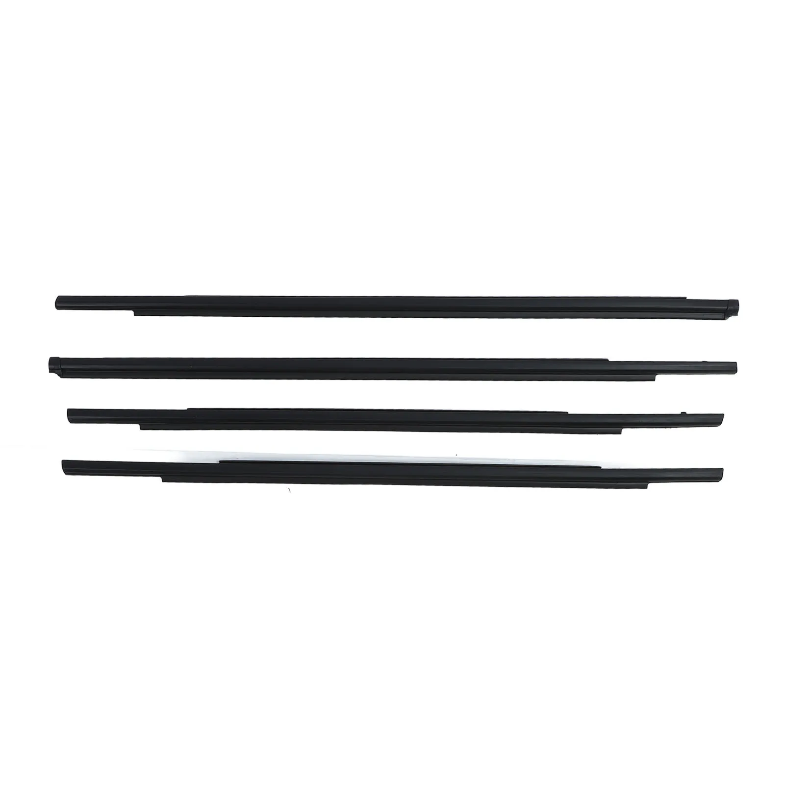 

Front Rear Door Belt Moulding Set Black Car Window Moulding Trim Belt Rubber Kit for Outlander ASX RVR 5757A243