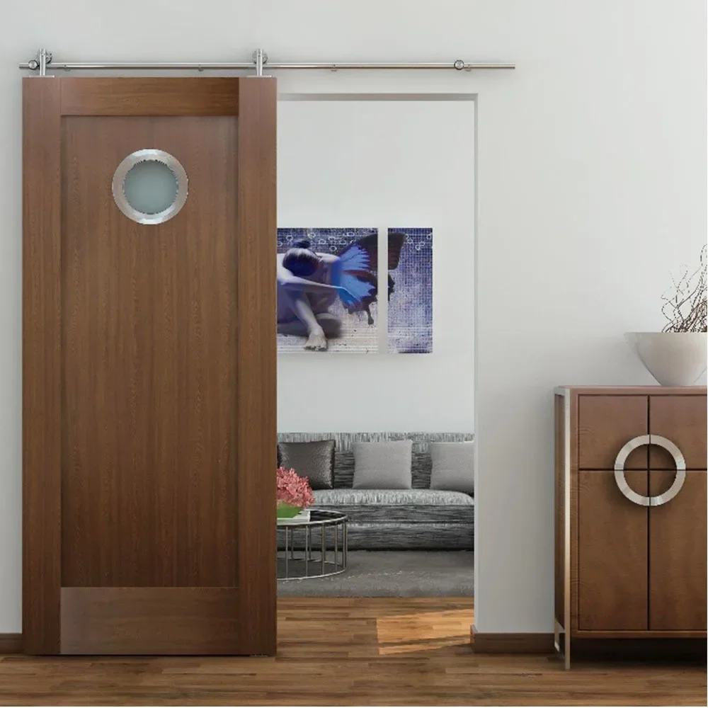 &R*US Villa Main Entry Door Modern Design Pivot Wood Doors with Sidelights Door for Hotel Project