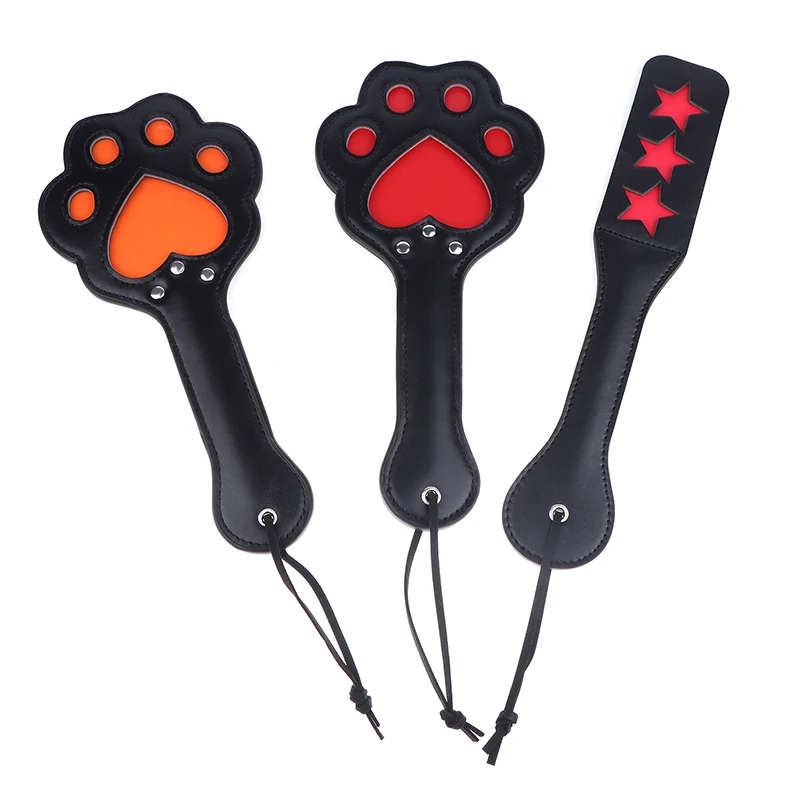 PU Leather Horse Crop Role Play Soft Anti-slip Handle Riding Paddle Equestrian Riding Crop Sports Game Whip For Horses Training