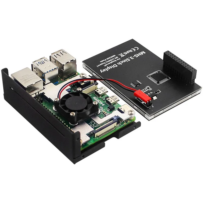 Raspberry Pi 4B Metal Case with 3.5